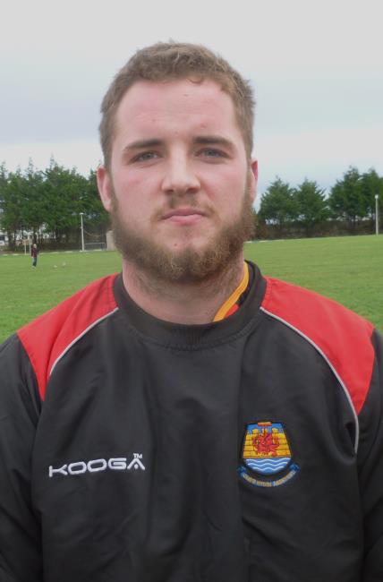 Llyr Grifiths - a try brace for Cardigan captain at Bierspool